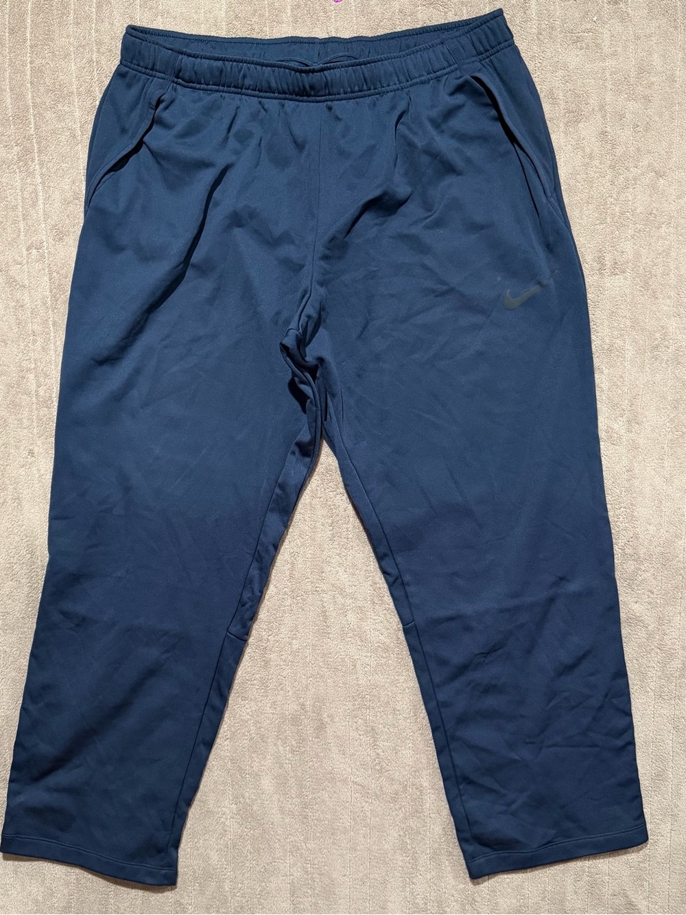 Men’s Nike Dri-Fit Training Pants 3XL Blue Gym Casual Training Running Active